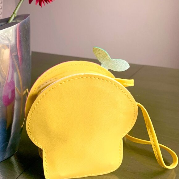 Whimsical Girl's Kids Mushroom Toadstool Fairy House Shaped Crossbody Purse Bag - Picture 7 of 10